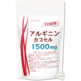 JAY&CO. Arginine Capsules (1,500 mg x 30 Times)
