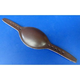 FLYING HELMET/ AIRBORNE HELMET BROWN LEATHER CHIN CUP