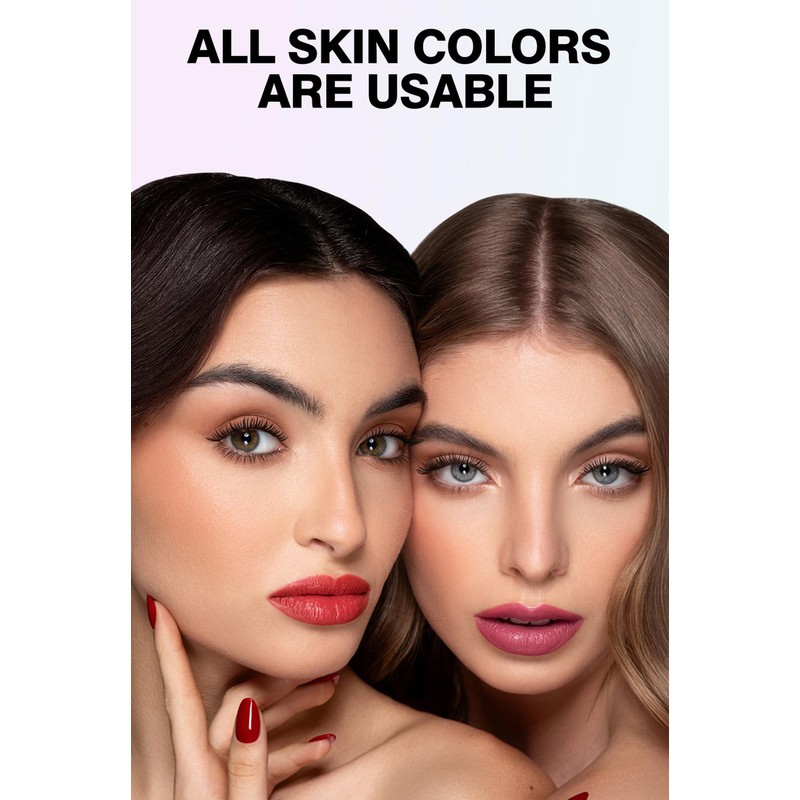 Matte Peel Off Lip Liner Set, Long Lasting Waterproof Lip