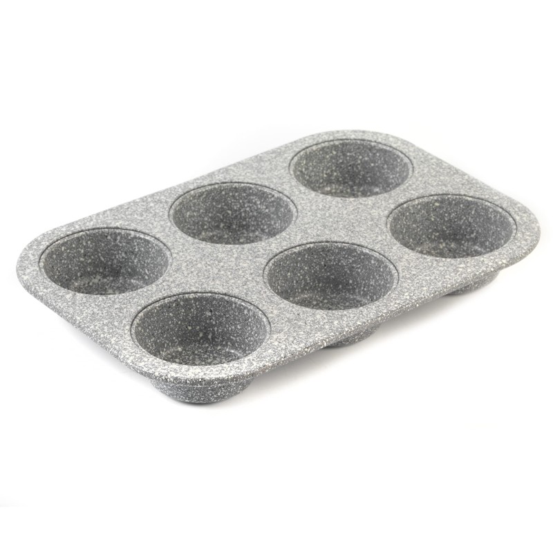 Salter® COMBO-5357 Marble Collection Carbon Steel Non Stick 6 Cup