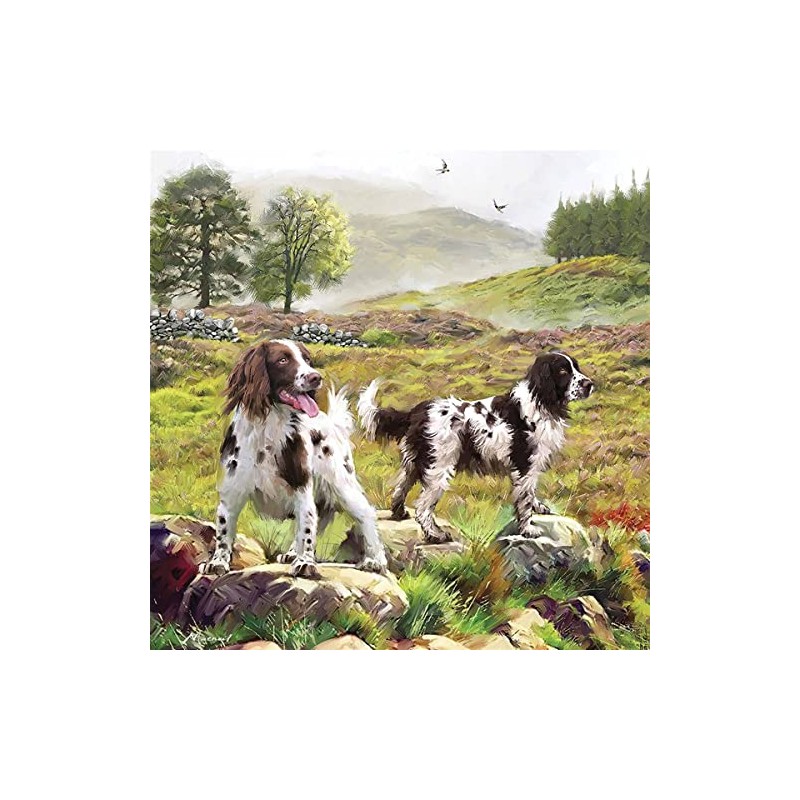 Spaniels on the Moor 1000 Piece Jigsaw