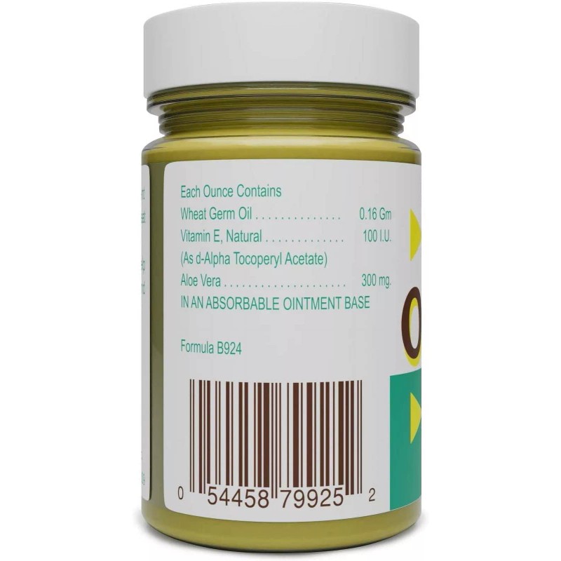 Basic Organics Natural Vitamin E Ointment For Dry Skin and