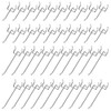 Jubaopen 40PCS Pegboard Hooks Assortment Pegboard Hooks Board Hooks Panel Display Accessories Metal Pegboard Hooks for Supermarket Store Living Room Kitchen Home(10 cm and 5 cm)