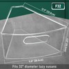JEISSLIA Lazy Susan Cabinet Organizer Bins for 26"/ 28"/ 32"