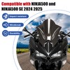 Windshield for NINJA500 SE 2024 2025, PSLER Windscreen Double Bubble