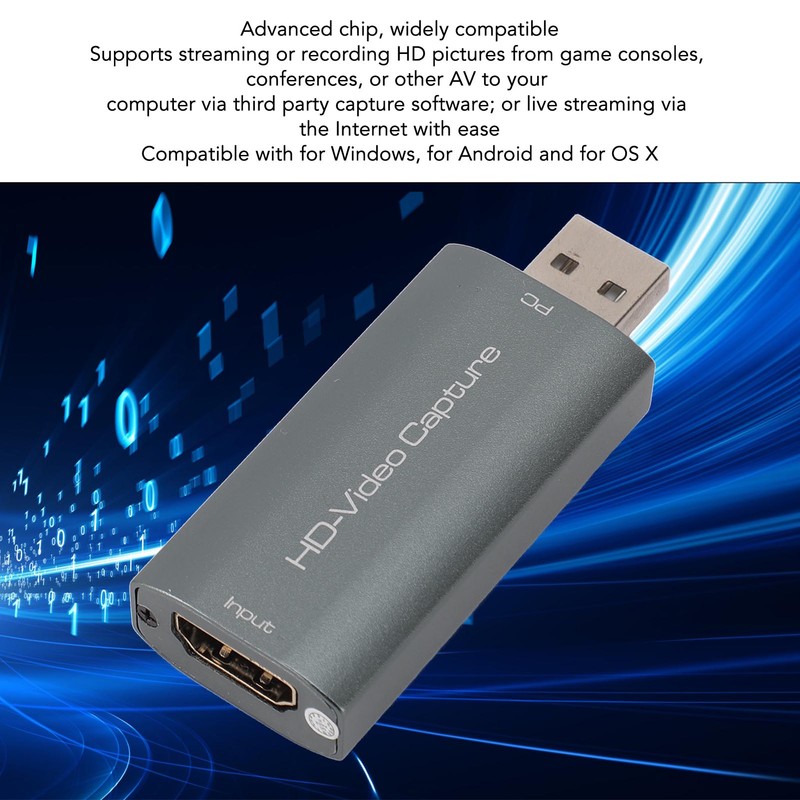 4K Video Capture Card Professional Plug and Play 1080P 60Hz