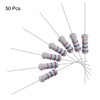 uxcell 50Pcs 1K Ohm Resistor, 1W 5% Tolerance Metal Oxide