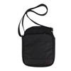 Shoulder Bag Portable Waterproof Adjustable Black Messenger Bag for Men