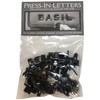 Press In Letters And Numbers Stone Concrete Stamps - Uppercase