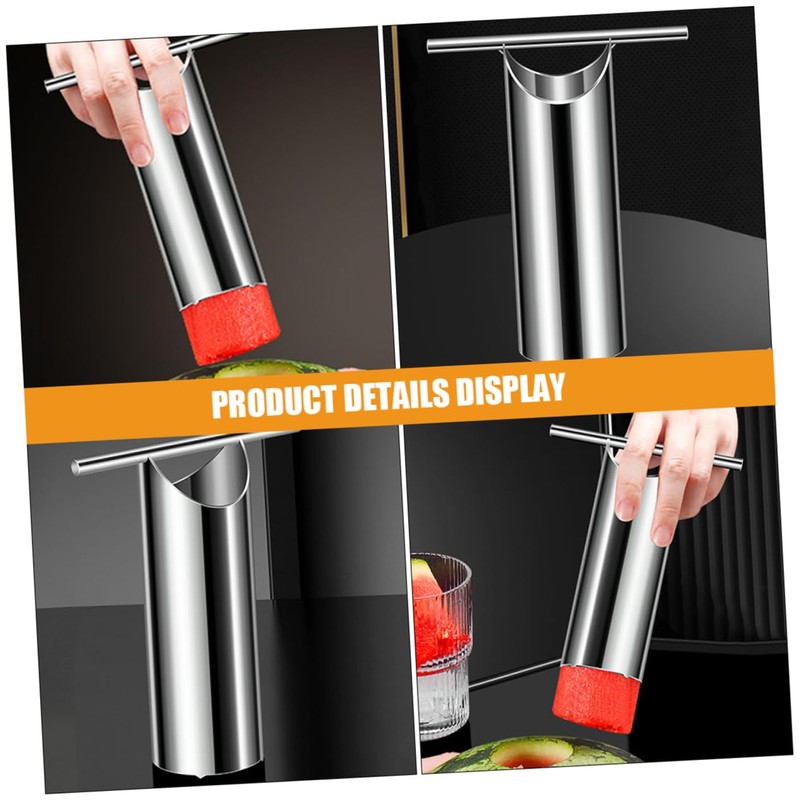 COLLBATH Watermelon Punch, Stainless Steel Fruit Cutter, Multifunctional Tool for