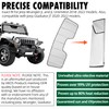 VIKOS Products 17"x54" Windshield Sun Shade Compatible with Jeep Wrangler