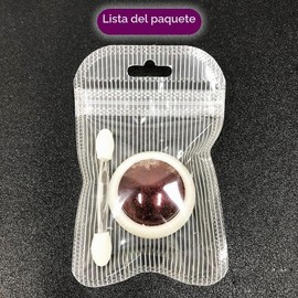 Polvo para Uñas con Efecto Espejo y Cromado Metálico para Decoración DIY