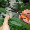 GROWNEER 6 Packs Trimming Scissors Teflon Coated Non Stick Blades