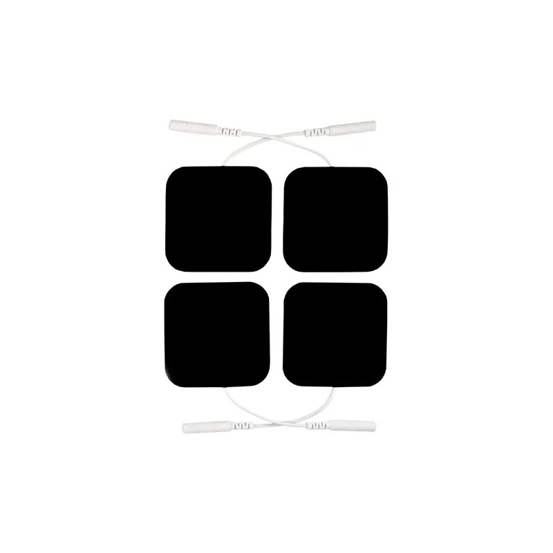300 Electrodos Parches Pads 5x5 Cola De Ratón Tens Ems