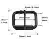BIKICOCO 1'' x 4/5'' Roller Pin Buckles Handmade Hardware for