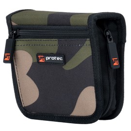 Protec Double Tuba Mouthpiece Pouch, Camouflage with Zipper Closure, Model A211CAMO