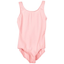 Capezio Girls' Big Team Basic Tank Leotard, Pink, Large