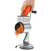 Manual Rotary Food Grater, Handheld Drum Slicer Shredder with 5