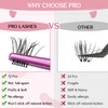 Cluster Eyelashes, Pack of 72 Individual Eyelashes, Eyelash Clusters, DIY