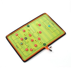 Zipper-Type Football Tactic Board with Magnetic Pieces, Marker Pen, and Eraser Set Tactic Board