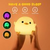 IFTHFOUR DoDo Duck Night Light, LED Cute Silicone Dimmable Nursery