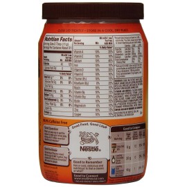 Ovaltine Chocolate Malt Powder Drink Mix Hot & Cold Milk 12oz Can Immune Health