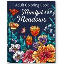 RYVE Coloring Book for Adults Relaxation - Beautiful Coloring Book to Promote Mindfulness and Relaxation - Adult Coloring Books, Stress Relief Coloring Book for Adults, Adult Coloring Book for Women