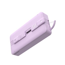 Holy rose Portable Flosser Dispenser with Twin-Line Dental Floss Picks Floss 10 Count,Two-Way Dispense Floss Stick Mint Flavor,Portable Case is Travel Most Effective Tool for Oral Care.