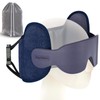 Inspireyes Travel Pillows for Airplanes, Airplane Pillow with Sleep Eye