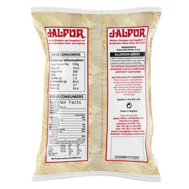 Jalpur Stone Ground Gram Flour (Besan) - 100g