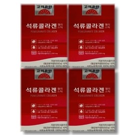 Koryo Silver Pomegranate Collagen Gelstick 20g x 14 Po 4 Box / 고려은단 석류콜라겐 젤리스틱 20g x 14포 4박스