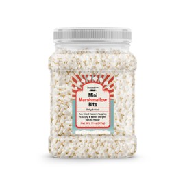 Unpretentious Mini Dehydrated Marshmallow Bits, 11 oz, Topper for Cereal, Ice Cream, and Desserts