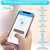 Smart Door Lock with Handle,Fingerprint Exterior Locks,Smart Locks for Front