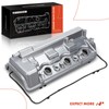 A-Premium Aluminum Rear Engine Valve Cover, with Gasket, Compatible with