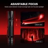 RECHOO Red Light Flashlight, High-Powered 3 Modes Red LED Rechargeable