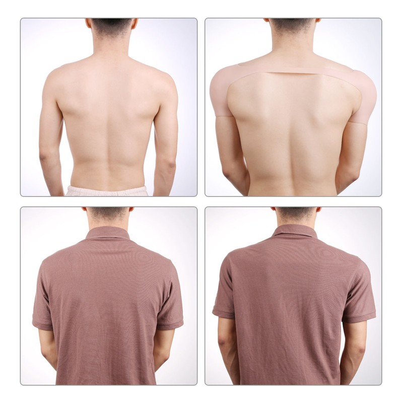 Silicone Shoulder Pad Concealed Soft Elastic Breathable Silicone Anti Slip