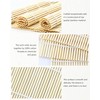 JIALEEY Alfombra de bambú para sushi, 22,4 x 23,8 cm,