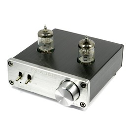 FX-AUDIO- TUBE-01J Vacuum Tube Preamplifier (Line Amplifier) NFJ Original Model (Silver)