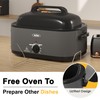 SUNVIVIPRO Roaster Oven, Electric Roaster Oven with Viewing Lid, Large