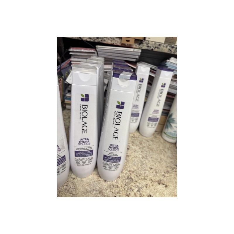 MATRIX BIOLAGE ULTRA HYDRA SOURCE SHAMPOO & CONDITIONING BALM 🎨🩰🎹