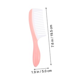Baluue Portable Comb 2pcs Plastic Hair Brush Wide Tooth Hair Comb for Styling Hair Cutting Tool