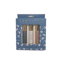 Sand + Fog Perfume Oil Set, Marshmallow Skies, White Vanilla, Sweet Rose, 0.33 fl oz, 3-Pack
