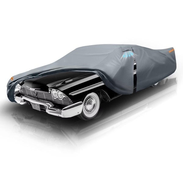 Waterproof Plymouth Fury(1956-1989) Car Cover with Breathable Vents, [2025 Upgrade]