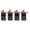 4PCS AC250V 10A Rocker Switch, 3 Pins Inlet Power Socket