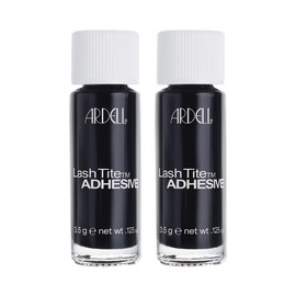 Ardell LashTite Adhesive Dark for Individual Fake Lashes, Secures False Eyelashes Extension for Weeks .125 Oz, 2 Pack