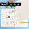 A5 Refill Paper, 3 Packs 135 Sheets Refillable Note Paper,
