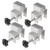 SEWACC 4pcs Cabinet Hardware Drawer Front Installation Clamps Panel Fixing