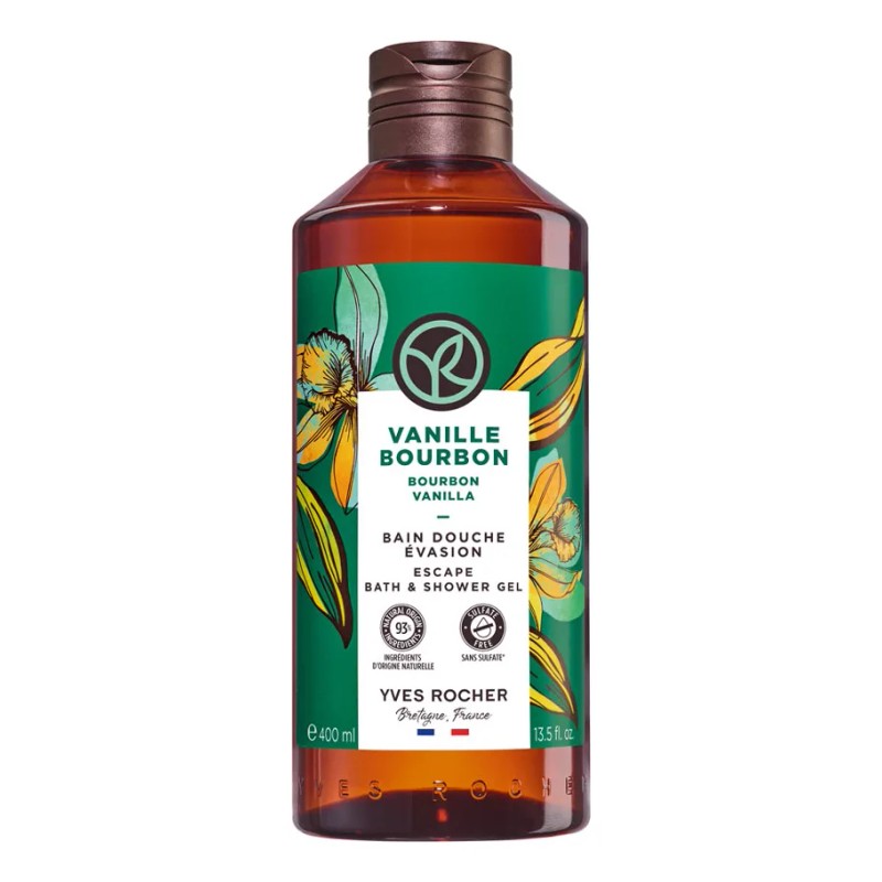 Gel de ducha corporal Yves Rocher aroma Vainilla