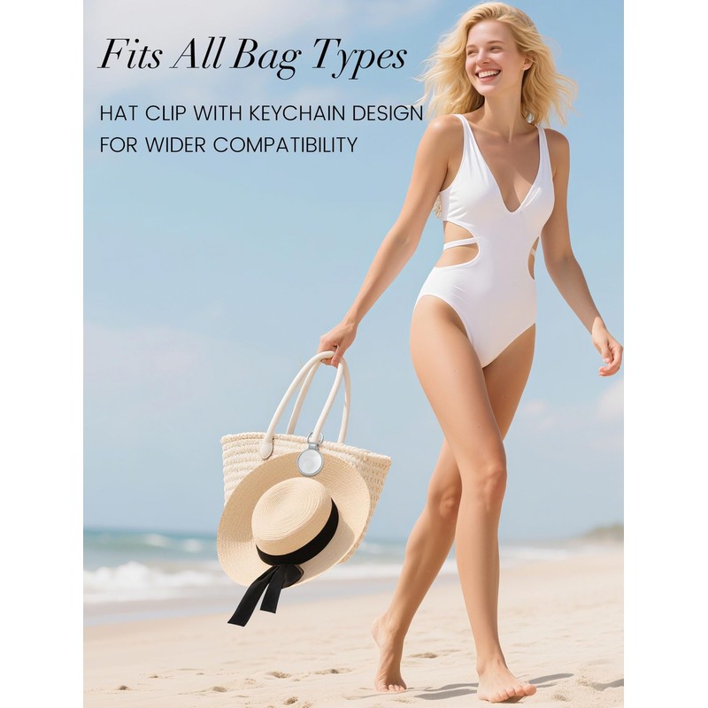 Niveaya Magnetic Hat Clip for Travel on Bag - Magnet