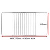 SPARES2GO Extendable Width Stainless Steel Shelf for Flavel Oven Cooker
